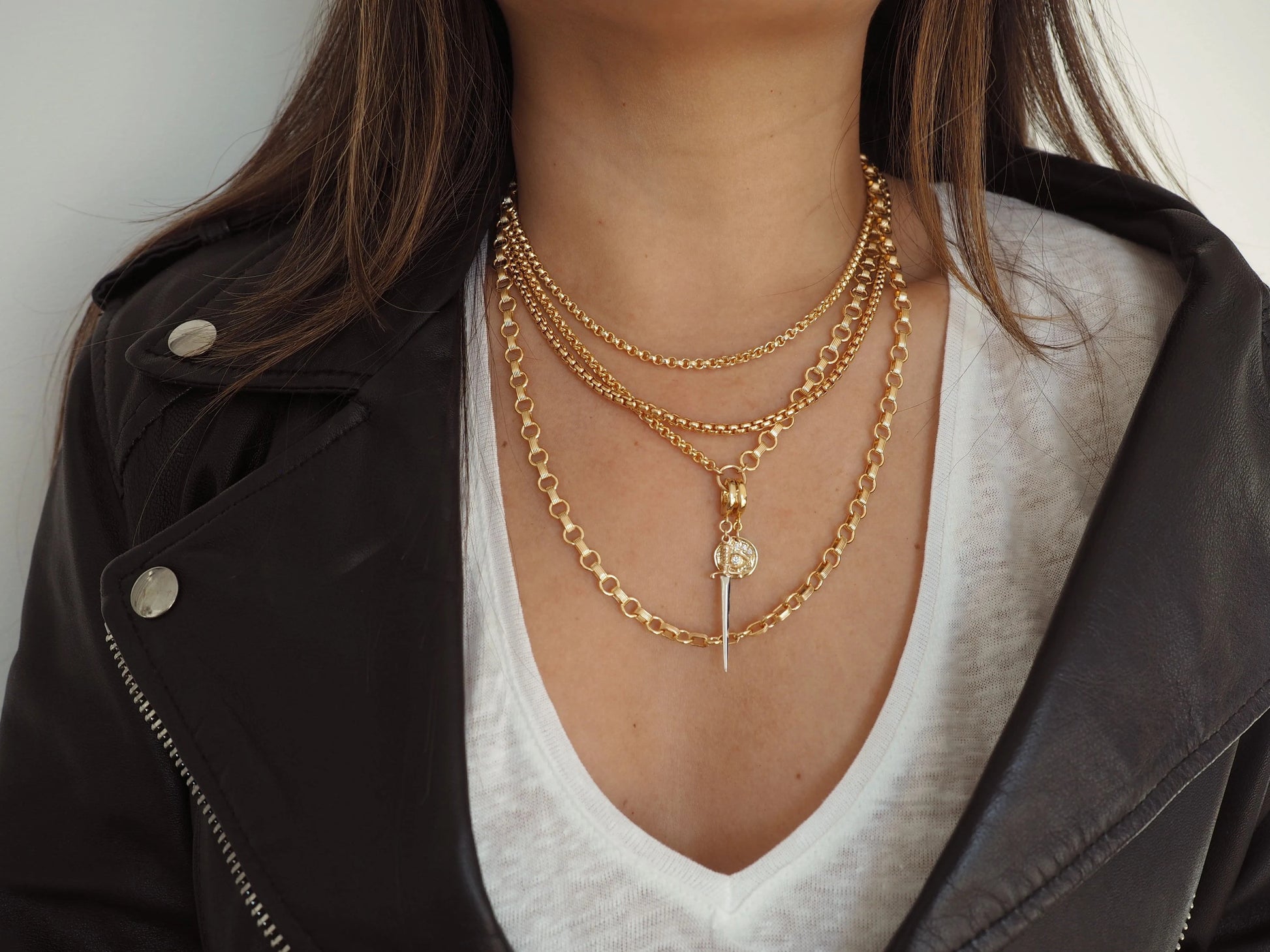 14k Gold Filled Belcher Chain Necklace