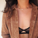 14k Gold Filled Coin Dainty Choker Necklace