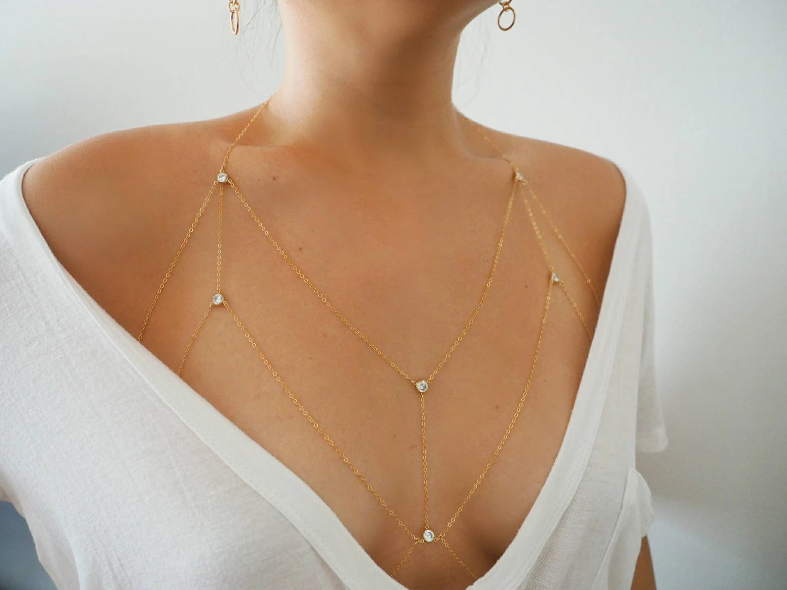 ASHA BRALETTE CHAIN-GOLD - メルカリ