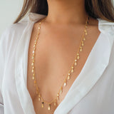 14k Gold Filled Oval Shaker Multiway Necklace, Belly Chain, Wrap Bracelet
