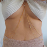 VERSION 2.0 | 14k Gold Filled Dangling CZ Double Layer Body Chain