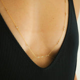 14k Gold Filled CZ Diamonds Halter Top Body Chain VERSION 2.0